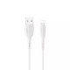 Кабель Usams US-SJ371 U38 Lightning Charging and Data Cable 1m White