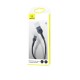 Кабель Usams US-SJ449 U55 Type-C Aluminum Alloy Braided Data Cable 1m Black