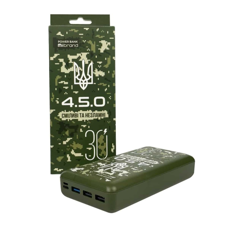 Зовнішній акумулятор Mibrand "4.5.0" 30000mAh 20W Forest spirit
