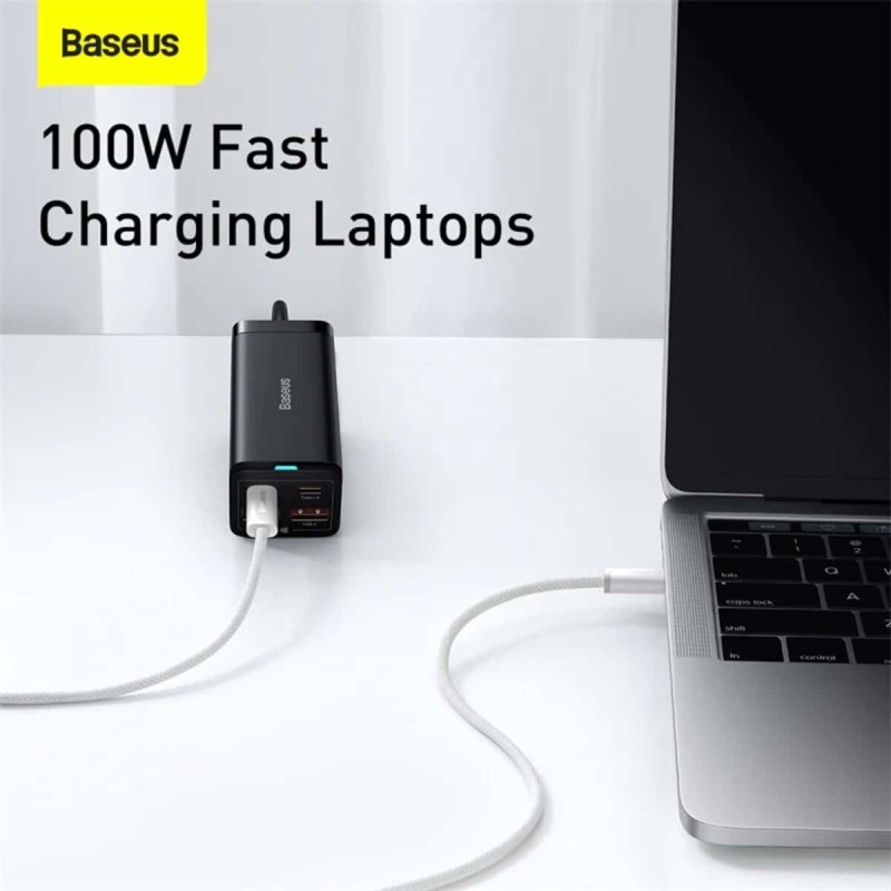 Кабель Baseus Dynamic Series Fast Charging Data Cable Type-C to Type-C 100W 1m White