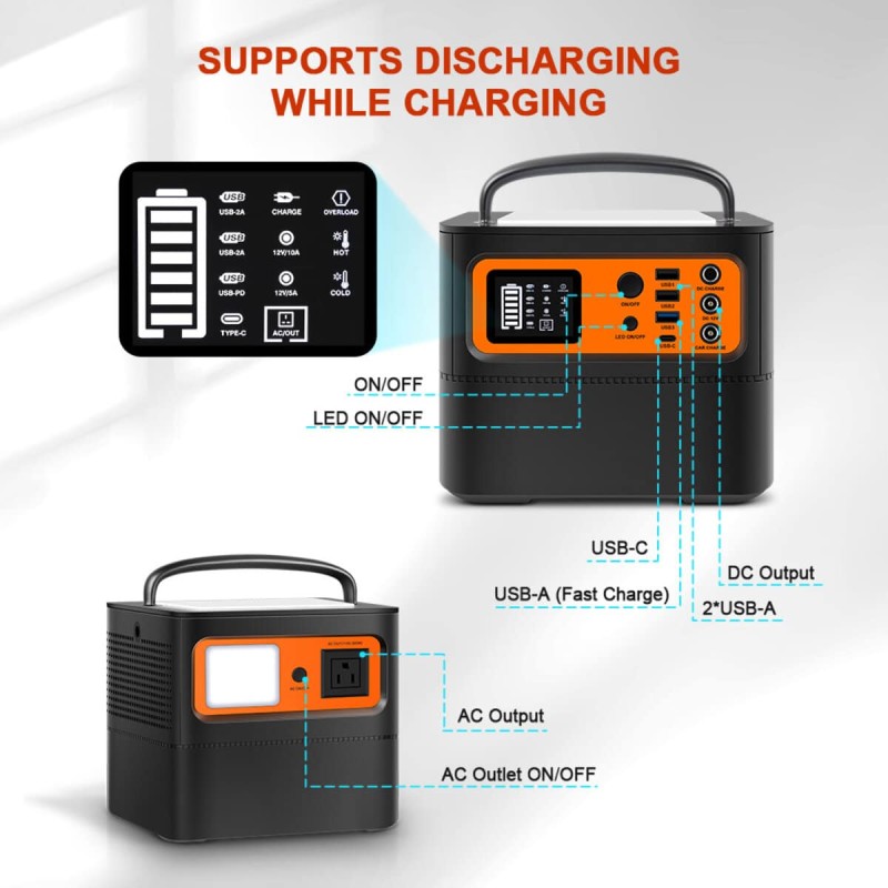 Портативна зарядна станція TIG FOX Portable Power Station 540Wh