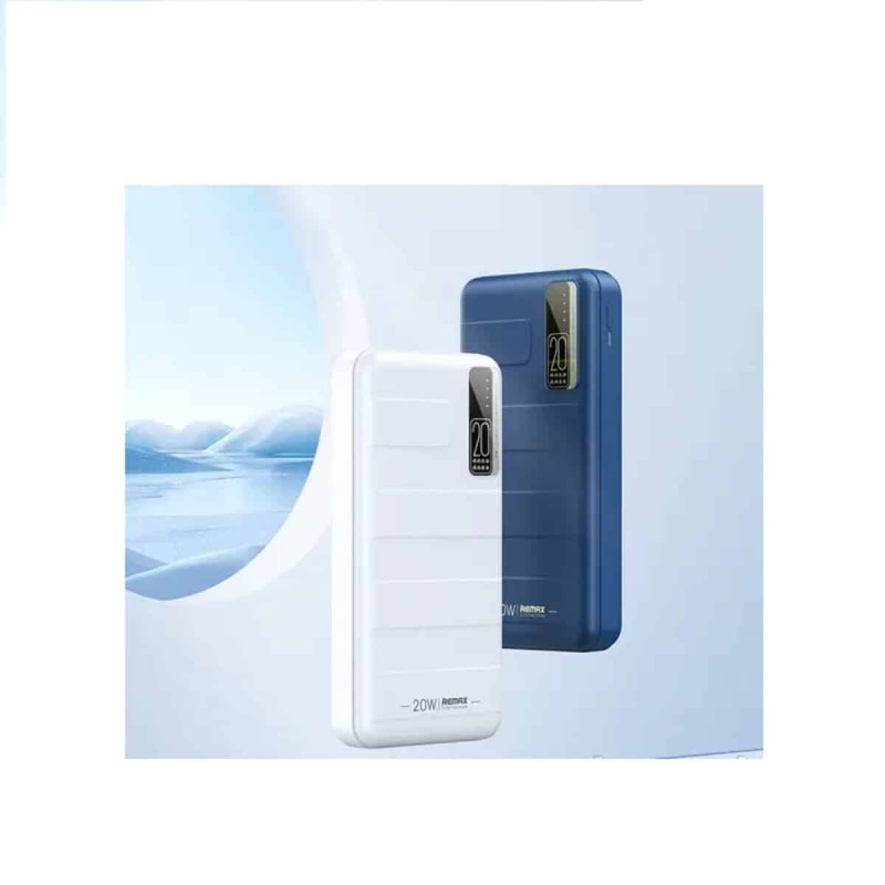 Зовнішній акумулятор REMAX Noah Series 20W+22.5W PD+QC Fast Charging Power Bank 20000mAh  RPP-316 Blue