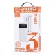 Зовнішній акумулятор REMAX Lesu Series 2A Cabled Power Bank  30000mAh  RPP-103 White