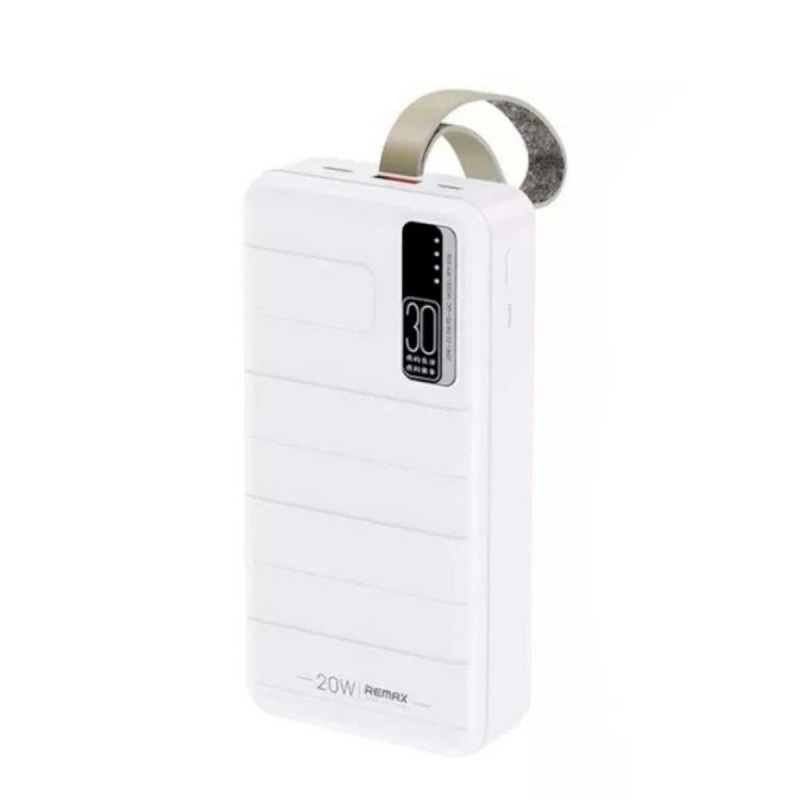 Зовнішній акумулятор REMAX Noah Series 20W+22.5W PD+QC Fast Charging Power Bank 30000mAh  RPP-506 White
