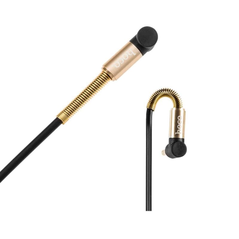 Аудiокабель HOCO UPA02 AUX Spring Audio cable Black