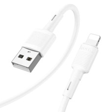 Кабель HOCO X83 USB to iP 2.4A, 1m, PVC, PVC connectors, White