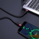 Кабель HOCO U72 USB to Micro 2.4A, 1.2m, silicone, TPE connectors, Black