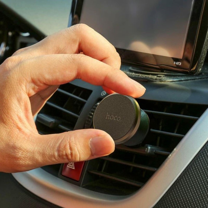 Тримач для мобільного HOCO CA81 Ligue Air vent magnetic car holder Black
