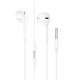 Навушники HOCO M101 Crystal joy wire-controlled earphones with microphone White
