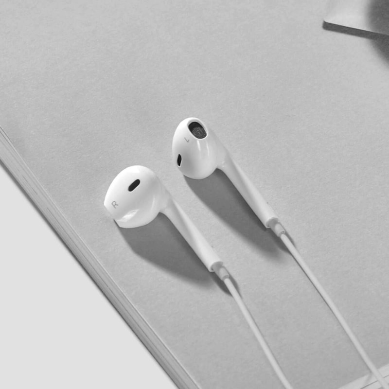 Навушники HOCO M101 Crystal joy wire-controlled earphones with microphone White