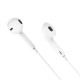Навушники HOCO M101 Crystal joy wire-controlled earphones with microphone White