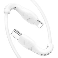 Кабель HOCO X55 Type-C to iP 3A, 20W, PVC, PVC connectors, White