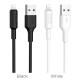 Кабель HOCO X25 USB to iP 2A, 1m, PVC, PVC connectors, Black
