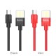 Кабель HOCO U55 USB to Micro 2.4A, 1.2m, nylon. zinc connectors, Black