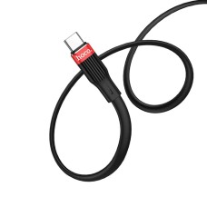 Кабель HOCO U72 USB to Type-C 3A, 1.2m, silicone, TPE connectors, Black
