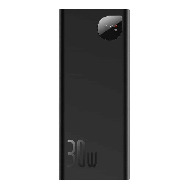 Зовнішній акумулятор Baseus Adaman Metal Digital Display Fast charge Power Bank 20000 mAh 30W (2021  Editon) Tarnish
