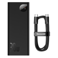 Зовнішній акумулятор Baseus Adaman Metal Digital Display Fast charge Power Bank 20000 mAh 30W (2021  Editon) Tarnish
