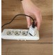 Мережевий зарядний пристрій Mibrand MI-206PRO 20W PD + Quick Charger 20W USB-A White