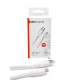 Кабель Mibrand MI-98 PVC Tube Cable USB for Type-C 120W 1m White