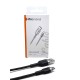 Кабель Mibrand MI-71 Metal Braided Cable USB for Micro 2.4A 1m Black