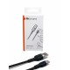 Кабель Mibrand MI-71 Metal Braided Cable USB for Type-C  2.4A 1m Black