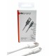 Кабель Mibrand MI-12 High Current Charging Line USB for Type-C 5A 1m White