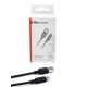 Кабель Mibrand MI-12 High Current Charging Line USB for Type-C 5A 1m Black