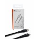 Кабель Mibrand MI-32 Nylon Charging Line USB for Lightning 2A 0.5m Black