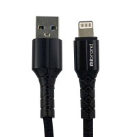 Кабель Mibrand MI-32 Nylon Charging Line USB for Lightning 2A 2m Black