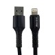 Кабель Mibrand MI-32 Nylon Charging Line USB for Lightning 2A 2m Black