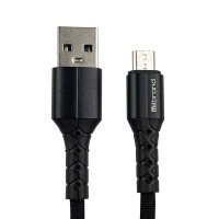 Кабель Mibrand MI-32 Nylon Charging Line USB for Micro 2A 0.5m Black
