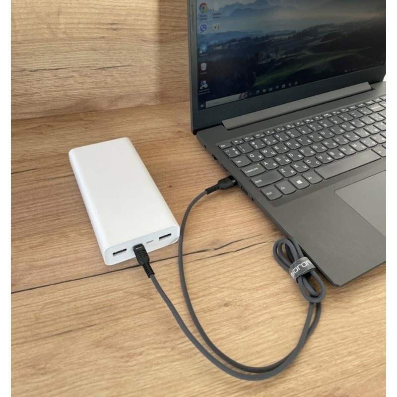 Кабель Mibrand MI-13 Feng World Charging Line USB for Type-C 2A 1m Black/Grey