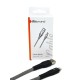 Кабель Mibrand MI-14 Fishing Net Charging Line USB for Lightning 2A 1m Black/Grey