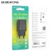 Мережевий зарядний пристрій BOROFONE BA68A Glacier single port charger Black