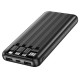 Зовнішній акумулятор BOROFONE BJ20 Mobile power bank with digital display and cable(10000mAh) Black