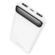Зовнішній акумулятор BOROFONE BJ14 Freeway Power bank 10000mAh White