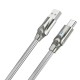 Кабель BOROFONE BU12 Synergy Type-C 2.4A 1.2m Silver