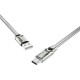 Кабель BOROFONE BU12 Synergy Type-C 2.4A 1.2m Silver