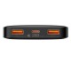Зовнішній акумулятор Baseus Bipow Digital Display Fast Charge Power Bank 10000mAh 20W Black