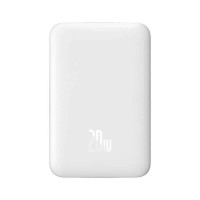 Зовнійшній акумулятор Baseus Magnetic Mini Wireless Fast Charge Power Bank 10000mAh 20W White