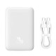 Зовнійшній акумулятор Baseus Magnetic Mini Wireless Fast Charge Power Bank 10000mAh 20W White