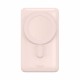 Зовнішній акумулятор Baseus Magnetic Bracket Wireless Fast Charge Power Bank 10000mAh 20W Pink