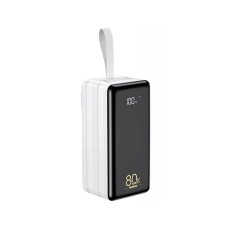 Зовнішній акумулятор REMAX Chinen Series 22.5W  PD+QC  Multi-compatible Fast Charging Power Bank with LED Light  80000mAh RPP-291 White