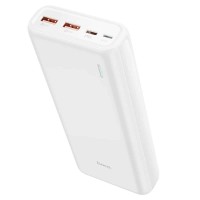 Зовнішній акумулятор HOCO J80A Premium 22.5W fully compatible power bank(20000mAh) White