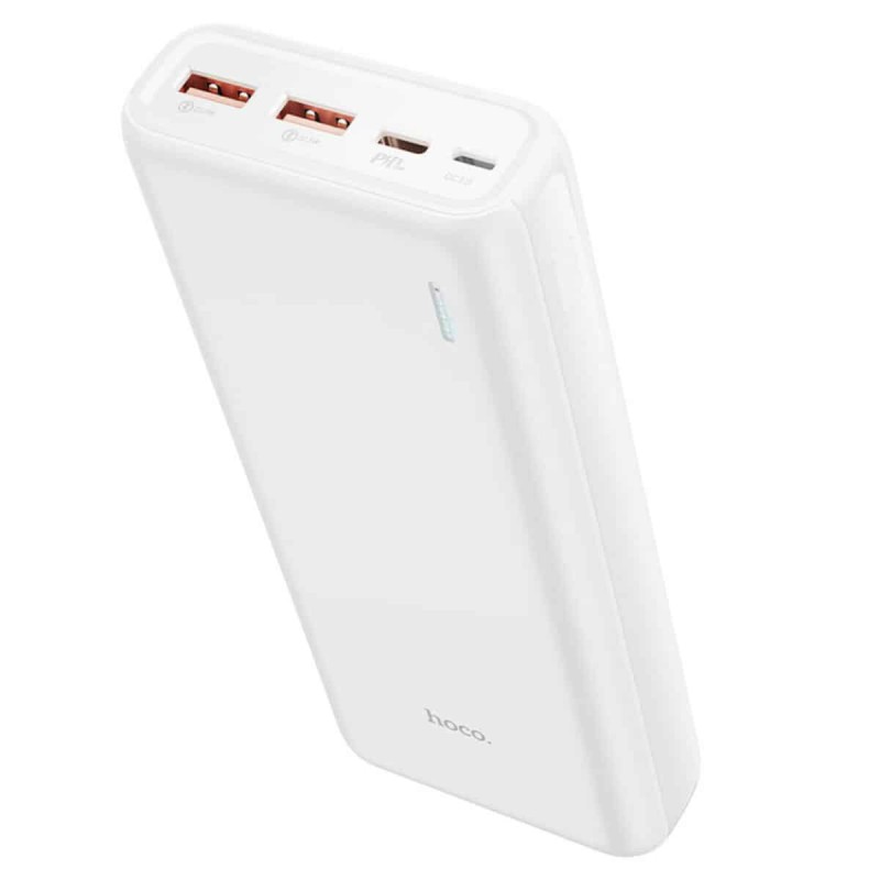 Зовнішній акумулятор HOCO J80A Premium 22.5W fully compatible power bank(20000mAh) White