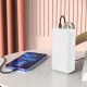 Зовнішній акумулятор HOCO J87B Tacker PD20W+QC3.0 power bank(30000mAh) White