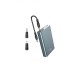 Зовнішній акумулятор HOCO J97 UPS multi-function power bank(10000mAh) Metal Gray