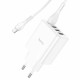 Мережевий зарядний пристрій HOCO C102A Fuerza QC3.0 four-port charger set(Micro) White