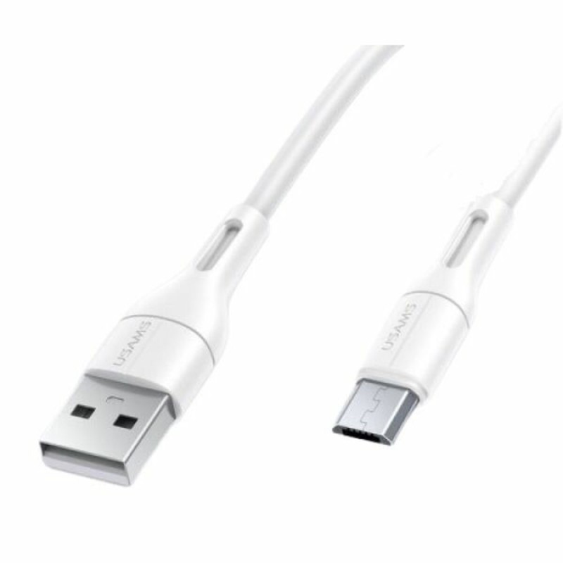 Кабель Usams US-SJ502 U68 Micro Charging & Data Cable 1m White