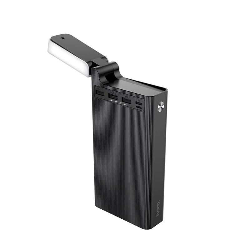 Зовнішній акумулятор HOCO J62 Jove table lamp mobile power bank(30000mAh) Black